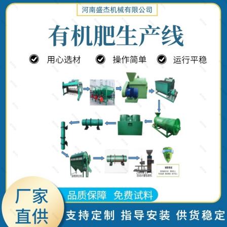 Domestic waste processing Manure production line Shengjie Machinery 100000-100000 tons Manure production equipment