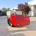 Crawler self-propelled agricultural manure spreader dry and wet manure fertilizer particle fertilizer spreader