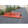 3.5-5 meter folding paddy field unpowered beater hydraulic disc leveling and harrowing machine