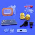 Food grade silicone products, medical grade silicone accessories, silicone molded parts support non-standard drawing and sample customization