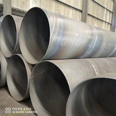 Spiral seamless steel pipe, large-diameter spiral steel pipe, carbon steel pipe, thick wall welded pipe for drainage, support customization