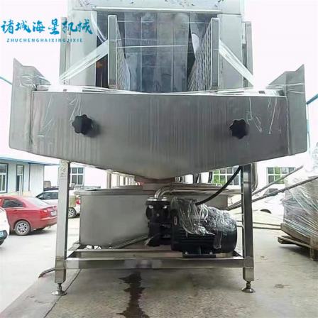Fully automatic box washer, stainless steel tray cleaning equipment, meat turnover basket cleaning machine
