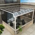 Aluminum alloy sunshade, balcony, terrace, sunshade, villa, courtyard, sunscreen, rain and car awning, window awning