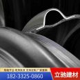 HDPE steel strip reinforced spiral corrugated pipe for sewage and rainwater renovation in residential areas, PE threaded steel strip pipe DN600 SN8