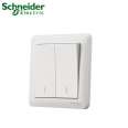 Schneider Changyi dual switch socket 10A two position rocker single control switch two open switch panel