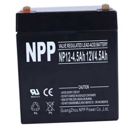 NPP battery NP12-5 12Vh access control spray solar energy maintenance free lead-acid battery