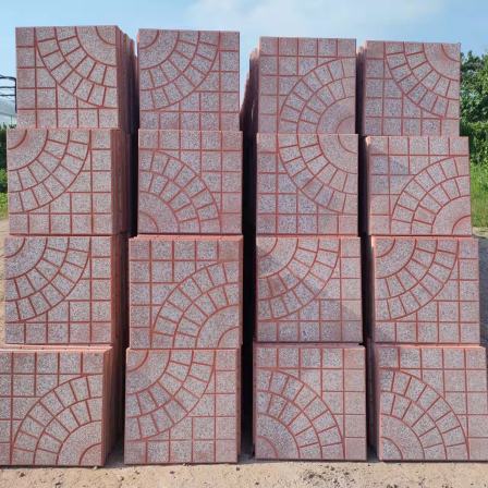 Linjin customized high-grade residential quarter terrazzo brick cement imitation marble brick 400 * 400 colored tile