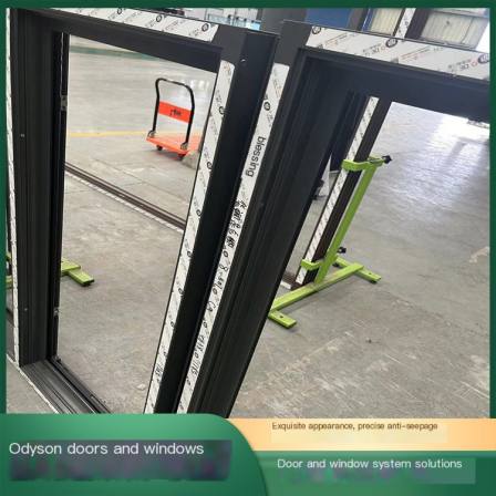 Anti theft aluminum alloy bridge broken doors and windows, thermal insulation and heat resistance professional team for commercial use, Oderson