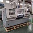 precision CAK6150 CNC lathe for horizontal machining of through-hole, atmospheric dynamic chuck, guide rail width 400