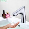 Faucet type all copper basin automatic soap dispenser infrared induction soap dispenser smart foam cleaner