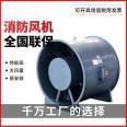 Industrial dual speed axial flow smoke exhaust fan, basement ventilation fan, carbon steel low noise HTF fire protection T35 axial flow fan