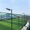 Stadium wire fence, flattened iron football field fence, Basketball court frame hook net