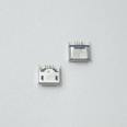 Hengmaoxin shell electroplated nickel MICRO USB 5P female 180 degree plug pin length 1.50