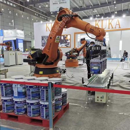 Kuka Stacking Robot Applied to Fully Automatic Placement of Feed, Fertilizer, Cement, Flour, Graphite Powder, Grain Bags