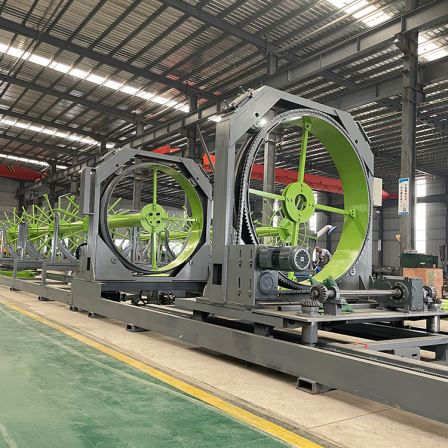 Automated steel bar cage rolling machine with stable and reliable processing quality, fully automatic steel bar cage rolling welding machine for iron construction