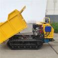 Mounted crawler transporter Self dumping agricultural Cart customized and sold all year round, widely applicable