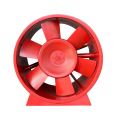 Workshop pressurized exhaust fan, underground garage low noise smoke exhaust axial flow fan, HTF fire high temperature smoke exhaust fan