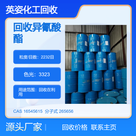 Yingzi Chemical's recovery of surplus inventory of diisocyanate products through on-site purchase is long-term effective