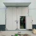 Insulation door, sliding and folding electric door, suitable for easy installation of industrial doors and steel doors at large workshop entrances