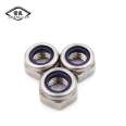 Changlan 304 stainless steel hexagonal nylon lock nut self-locking lock nut locking screw cap M5M6