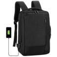 Cross border New USB Simple Waterproof Nylon Student Travel Men's Computer Backpack Multifunctional Business Backpack