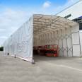 The mobile warehouse garage shed is sturdy, with high overall stability and resistance to rust and wind pressure