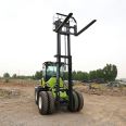 Wheeled off-road forklifts are suitable for large forklifts in various terrains, with a loading height of 4 meters at ports