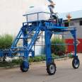 Pedestrian anti slip wheel mountain orchard spraying machine elevated self-propelled spraying machine seat driven four wheel spraying machine