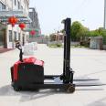 Forward moving electric forklift stacker, 1 ton, 2 tons, station driven, legless balance weight, pallet lift truck