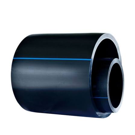 Plastic pipes for Daxin water supply tunnel construction Permeable pipes with black blue wire hot melt connection