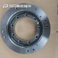 Small rotary table bearings, four point contact ball slewing support, internal and external double flange slewing bearings for forklift steering gear