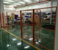 Supply of isolation net for impregnation workshop, factory building, warehouse fence net, green wire welding net, Anlong