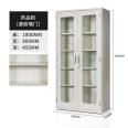 All steel medicine cabinet, laboratory utensils cabinet, reagent cabinet, experimental cabinet, glass door