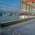 All steel weighing platform with thickened steel plate subjected to uniform force on the ground, weighing 10 meters and 150 tons. Customized by Duolaitu