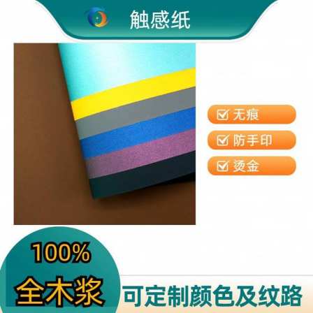 Flat tactile paper dyeing, scratch free, anti fingerprint special paper, art packaging box, gold stamping