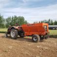 Small dragon manure spreader with 50 horsepower traction manure spreader and chicken manure lifting machine