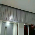 Steel smoke barrier with vertical wall, double layer store, fixed fire and smoke barrier for shopping malls