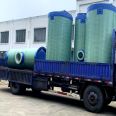 Integrated pump station buried fiberglass material rainwater and sewage lifting device