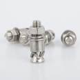 Zhenming stainless steel pendant bolt, stainless steel striking back bolt, screw and nut set