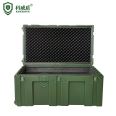 KWD1065 Military Green 220L Rolling Plastic Box General Equipment Material Box Precision Equipment Material Box