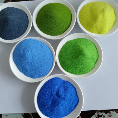 Artificial landscape dyeing, natural colored sand, 80-120 mesh snowflake white sand, exterior wall, real stone paint, colored sand
