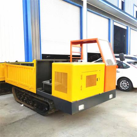 6 ton mountain orchard engineering self unloading tracked transport vehicle with hydraulic lifting capacity customized by Daxiangchi