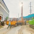 Spiral foundation pile driver, rural mobile drilling machine, self built house foundation drilling machine