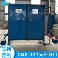 Mining fully automatic pressure free air door ZMK-127, with sturdy and durable steel structure, supplied by Yide