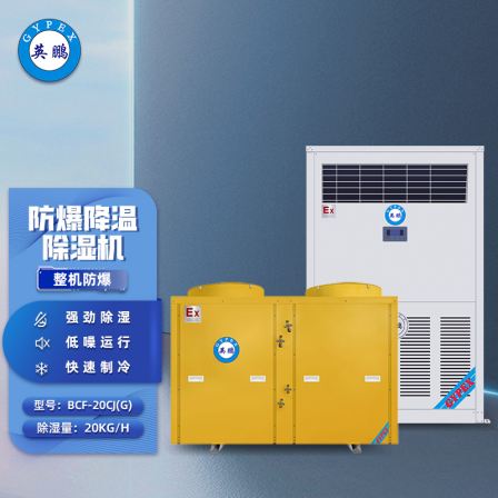 Yingpeng Explosion proof Cooling Dehumidifier Industrial Dehumidifier BCF-20CJ (G) Dehumidifying capacity 20kg/h 380V