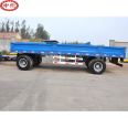 Agricultural trailer application for additional machinery Agricultural machinery license plate material transport trailer Flatbed trolley