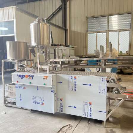 One click operation of large tofu skin machine, fully automatic thousand piece tofu skin machine assembly line, bean product equipment manufacturer