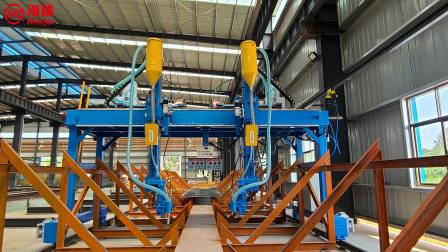 Hairui Welding and Cutting H-shaped Steel Gantry Welding Machine Efficient Welding of Steel Structure Single Arc Single Wire with Reliable Quality