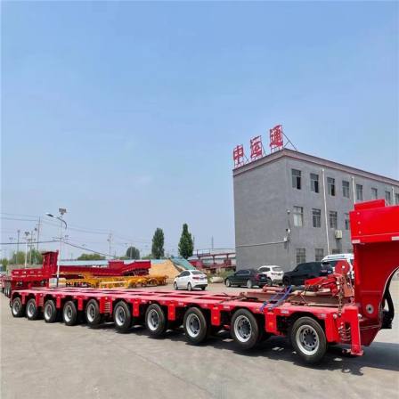 Quality after-sales service of wind turbine fan blade transport vehicle, tower tube transport vehicle, multi axis low flat semi-trailer