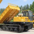 Qiyang 12-15 ton custom remote controlled tracked dump truck with four different types of climbing tigers